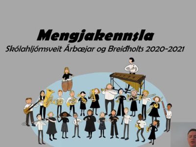 Mengjakennsla hjá skólahljómsveit Árbæjar og Breiðholts